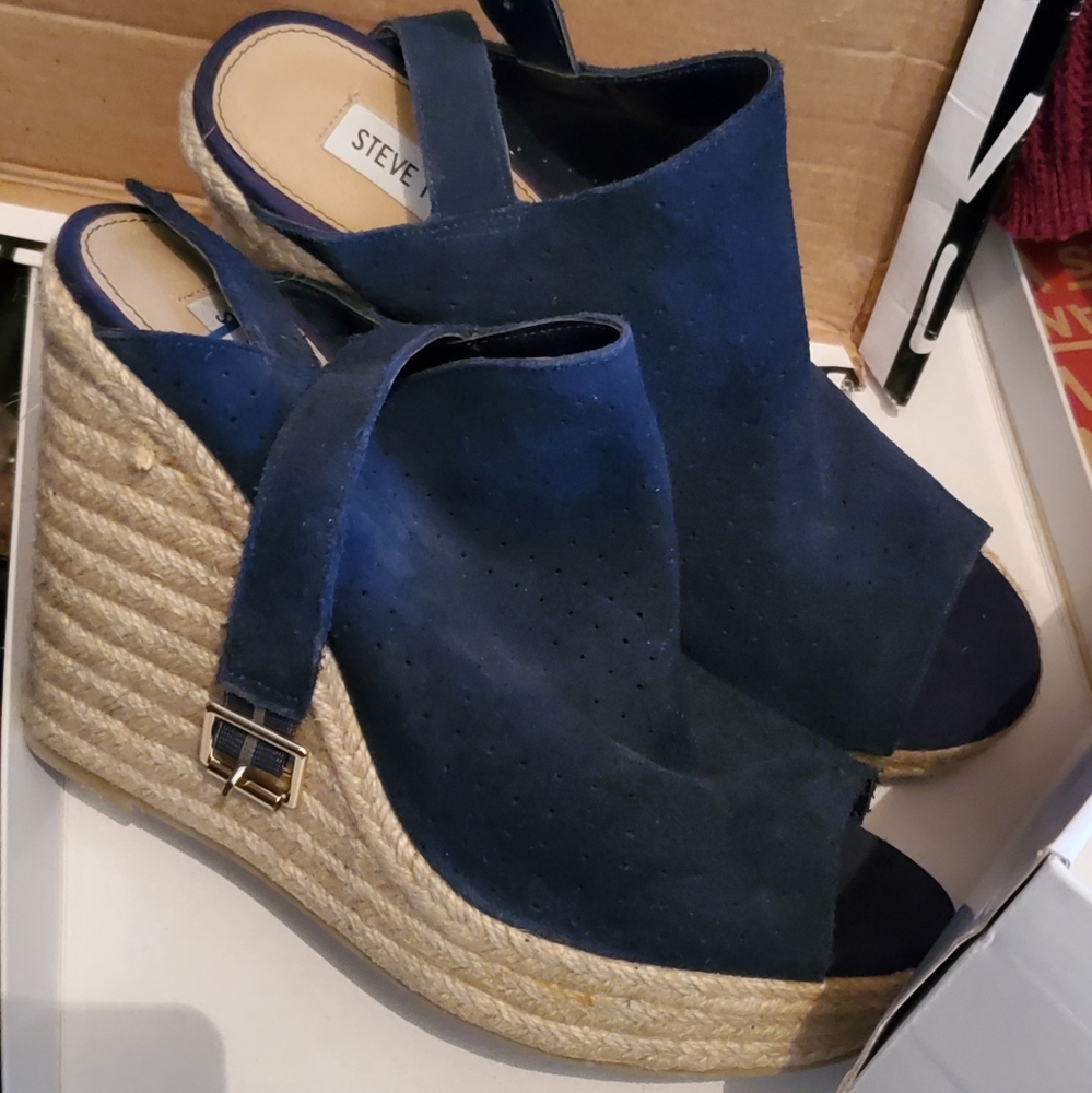 Suede Steve Madden Wedges